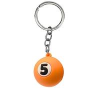 JSGHGDF Creative Simulation Billard Keychain Pendentif N°1 à N°9 Sac de Billard Porte-clés Ornement Sports Périphériques, 5, taille unique
