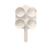JSGHGDF Dairy Farm Plaque de détection de mammite 4 puits Capacité 42 ml Type lourd pour usage professionnel Facile à nettoyer Plateau de mastite