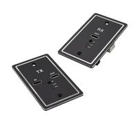 JSGHGDF Durabilité ABS HDTV Extender Wall Mount Design Stable 1080P Transmission IR Télécommande Support mural