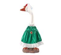 JSGHGDF Durabilité Costume d'oie de vacances 58,4 cm Décoration de fête pour animal domestique Durable Composant en polyester sans danger pour les enfants Costume d'oie de Noël