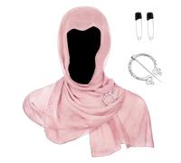 JSGHGDF Écharpe à capuche réglable sur le thème médiéval avec broche de la Renaissance pour costume Vikingly Cosplay Halloween événement gothique accessoires, b, taille unique