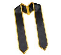 JSGHGDF Écharpe classique en satin élégant pour les fêtes de mariage et les fonctions d'entreprise, facile à nettoyer, Noir , taille unique
