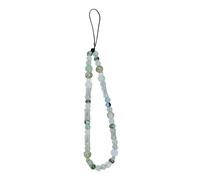 JSGHGDF Élégante chaîne de poignet chinoise pour téléphone portable, pendentif perlé, chaîne de poignet anti-perte, bijoux multifonctionnels, chaîne de téléphone en céramique