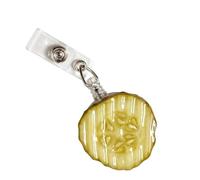 JSGHGDF Enrouleur de badge rétractable en forme de Kimchi avec pince rétractable et pince rétractable en forme d'alligators pour infirmières, cardiologie et plus encore