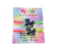 JSGHGDF Ensemble de bracelets d'amitié à changement de couleur pour filles, chaîne réglable pour anniversaires, célébrations, bracelet arc-en-ciel à changement de couleur, One Size, Comme décrit