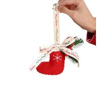 JSGHGDF Ensemble de décorations de fêtes comprenant des mises en page de vœux pour les dons de Noël et une plate-forme de fête avec mises en page de vœux