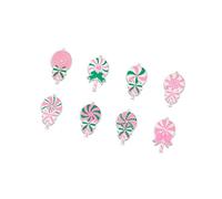 JSGHGDF Ensemble de décorations de Noël élégantes avec crochets faciles à installer pour cheminées, fenêtre, décorations de Noël sans danger pour la famille