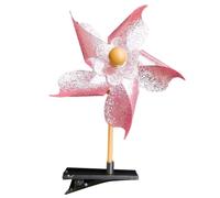 JSGHGDF Épingles à cheveux colorées en forme de moulin à vent pour petites filles qui prennent des photos, pince à cheveux pour Noël, festival, moulin à vent pour enfants