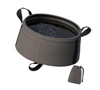 JSGHGDF Évier pliable pour économiser de l'espace - Convient pour les campeurs et les voyageurs - Imperméable et résistant aux déchirures - Texture polyester - Bol d'eau pliable et transportable