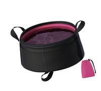 JSGHGDF Évier pliable pour économiser de l'espace - Convient pour les campeurs et les voyageurs - Imperméable et résistant aux déchirures - Texture polyester - Bol d'eau pliable et transportable