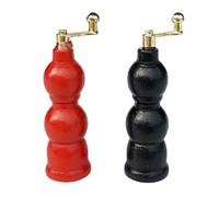 JSGHGDF Figurine De Broyeur Miniature en Bois pour 2 Pièces, pour Décor De Scène De Maison De Poupée À L'échelle 1/12, Jeu De Rôle, Projet D'artisanat Créatif, Décoration De Maison De Poupée