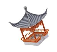 JSGHGDF Figurine miniature modèle de pavillon antique pour projet d'artisanat architecture chinoise paysage et décoration de la maison pièce d'exposition culturelle