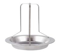 JSGHGDF Grille verticale en acier antidérapant, parfait pour rôtir diverses viandes, entretien facile, gadget de cuisine, barbecue, support vertical pour poulet