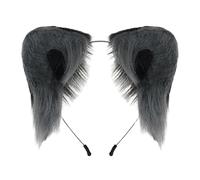 JSGHGDF Handcrafts Serre-tête en peluche avec oreilles de chat pour jeux de rôle pour anniversaire, fête à thème, festival, événement, rassemblement