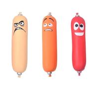 JSGHGDF Jouet extensible en forme de saucisse 1 pièce Rempli de sable à mémoire de forme Soulagement du stress pour enfants