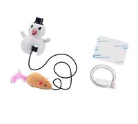 JSGHGDF Jouet portable pour animal de compagnie qui bouge pour encourager le comportement naturel et l'exercice quotidien
