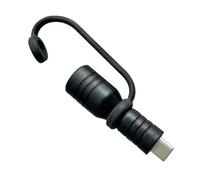 JSGHGDF L'adaptateur en PVC métallique CC 8 x 2 mm vers type C prend en charge la charge rapide de 100 W pour le stockage d'énergie et l'adaptateur de charge rapide