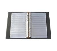 JSGHGDF Livre d'échantillons de résistances électroniques en PVC avec 20 pages remplaçables pour le stockage de l'impédeur et du condensateur