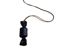 JSGHGDF Long collier avec pendentif en résine en forme de bonbon pour un usage quotidien confortable et une amélioration de la mode, One Size, Comme décrit, Comme décrit.