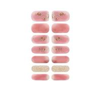 JSGHGDF Lot de 14 feuilles de bandes de vernis autocollantes pour femmes et filles