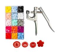 JSGHGDF Lot de 150 outils faits main pour vêtements, vestes, jeans, bracelets, sacs, vêtements, chaussures, sacs en cuir, Type de fleur