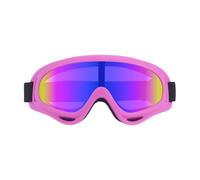 JSGHGDF Lot de 2 lunettes de neige coupe-vent avec rembourrage en mousse respirante et cadre flexible pour snowboard, VTT, motocross, lunettes confortables pour sports de neige avec bande en nylon