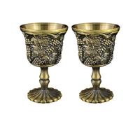 JSGHGDF Lot de 2 verres à shot antiques uniques pour tequilas, liqueurs et verres Highballs