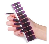 JSGHGDF Lot de 20 bandes de vernis complètes pour ongles