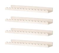 JSGHGDF Lot de 4 étagères de rangement murales pour chambre d'enfant en bois robuste et flottant, étagère moderne