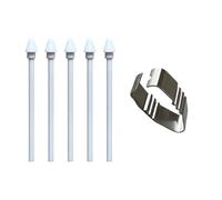 JSGHGDF Lot de 5 recharges de stylo avec clip pour stylet Tab S11/S11Ultra pour artistes et designers Touch Pointe de rechange