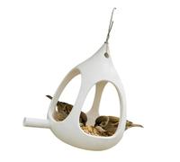 JSGHGDF Mangeoires à oiseaux durables à suspendre faciles à nettoyer pour animaux domestiques - Distributeur sphérique pour les amateurs de jardin et d'observation des oiseaux