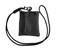 JSGHGDF Minuscule porte-clés supplémentaire étanche universitaire Substance Plusieurs compartiments de rangement Clip sécurisé pour équipement d'aventure Porte-code d'extérieur multifonction, Noir
