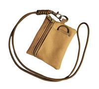 JSGHGDF Minuscule porte-clés supplémentaire étanche universitaire Substance Plusieurs compartiments de rangement Clip sécurisé pour équipement d'aventure Porte-code d'extérieur multifonction, kaki