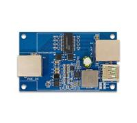 JSGHGDF Module séparateur PoE vers Gigabit Ethernet et USB 5 V | Connexion réseau stable, intégration facile dans les projets pour les laboratoires et transmission efficace des données