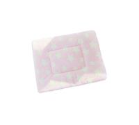 JSGHGDF Nids de lit en peluche pour lapins, hamsters, portables, amovibles et lavables, doux pour animaux domestiques, niches compactes, tapis pliable pour animaux de compagnie