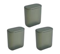 JSGHGDF Organisateur de Bureau pour câbles et écouteurs, Green | Boîte de rangement de construction en PP avec couvercle et languette d ' ouverture pour de petits