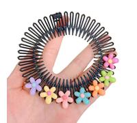 JSGHGDF Peigne à cheveux circulaire en plastique extensible pour femme et fille