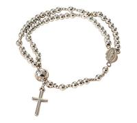 JSGHGDF Pendentif croix chapelet élégant croix religieuse chaîne à maillons léger confortable à porter au quotidien bijoux de communion, One Size, Comme décrit, Comme décrit.