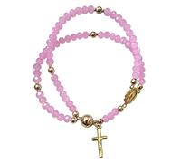JSGHGDF Pendentif croix chapelet élégant croix religieuse chaîne à maillons léger confortable à porter au quotidien bijoux de communion, One Size, Comme décrit, Comme décrit.