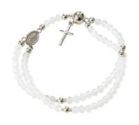 JSGHGDF Pendentif croix chapelet élégant croix religieuse chaîne à maillons léger confortable à porter au quotidien bijoux de communion, One Size, Comme décrit, Comme décrit.