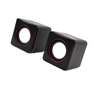 JSGHGDF Petit haut-parleur stéréo pour ordinateur portable - Économie d'espace - Boîtier de son USB - Avec câble USB