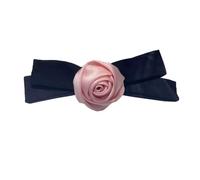 JSGHGDF Pince à cheveux en forme de rose en tissu et corde à cheveux pour prendre des photos pour femme et fille Diadème de printemps