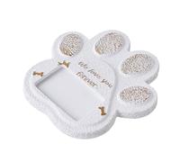 JSGHGDF Plaques commémoratives gravées en ciments pour animaux de compagnie - Cadre photo pour jardin et balcon - Cadeau souvenir pour petits animaux