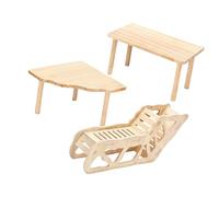 JSGHGDF Plateforme d'escalade en bois naturel pour hamster et jeu avec cachettes tunnel pour petit animal domestique cage accessoire échelle en bois