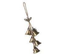 JSGHGDF Poignée sur le thème du nécromancien - Cloches décoratives en fer résistantes aux intempéries - Décoration de jardin - Cloches de nécromancien - Poignée de sécurité - Carillons d'air