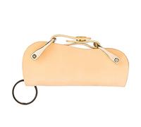 JSGHGDF Porte-clé portable en cuir vintage pour porte-clés de voiture court créatif, kaki, L