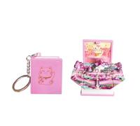 JSGHGDF Porte-clés 3D pliable en forme de livre pop-up pour enfants - Puzzle scientifique - Mini dinosaure - Décoration de poche pour enfants, Chat porte-bonheur., taille unique