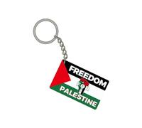 JSGHGDF Porte-clés délicat en acrylique avec pendentif en métal, accessoire indispensable pour femmes et filles, Drapeau Paix