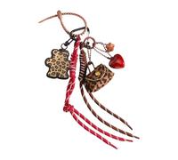 JSGHGDF Porte-clés en corde tressée - Décoration de sac à main - Porte-clés de voiture tendance - Accessoire de sac à dos - Pendentif pour sac à main - Ornement à suspendre