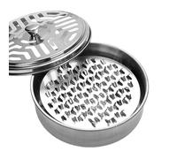 JSGHGDF Porte-encens rond anti-moustiques avec couvercle, support d'encens d'extérieur pour parfums, brûleurs d'encens boîte de camping